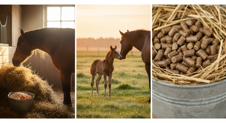 Alimentación de la Yegua Gestante: Guía Completa por Trimestres