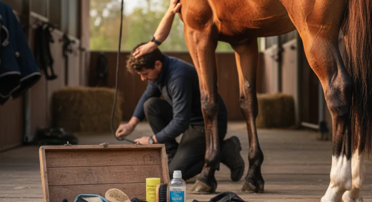 Caja de Limpieza para Caballos: Qué Llevar y Cómo Organizarla